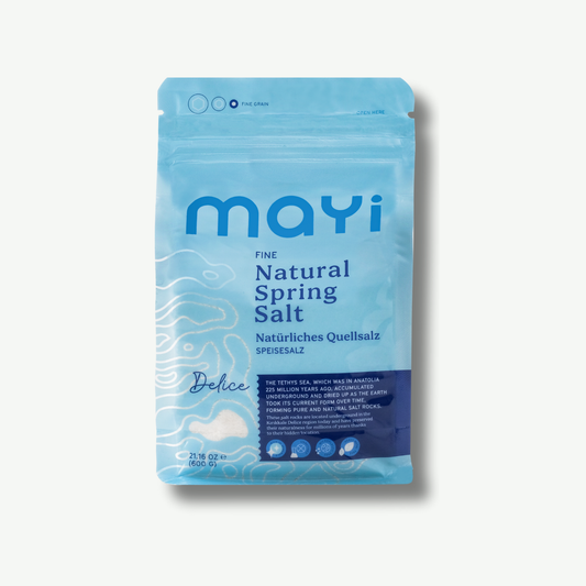 IODIZED NATURAL SPRING SALT (FINE) 600 GR
